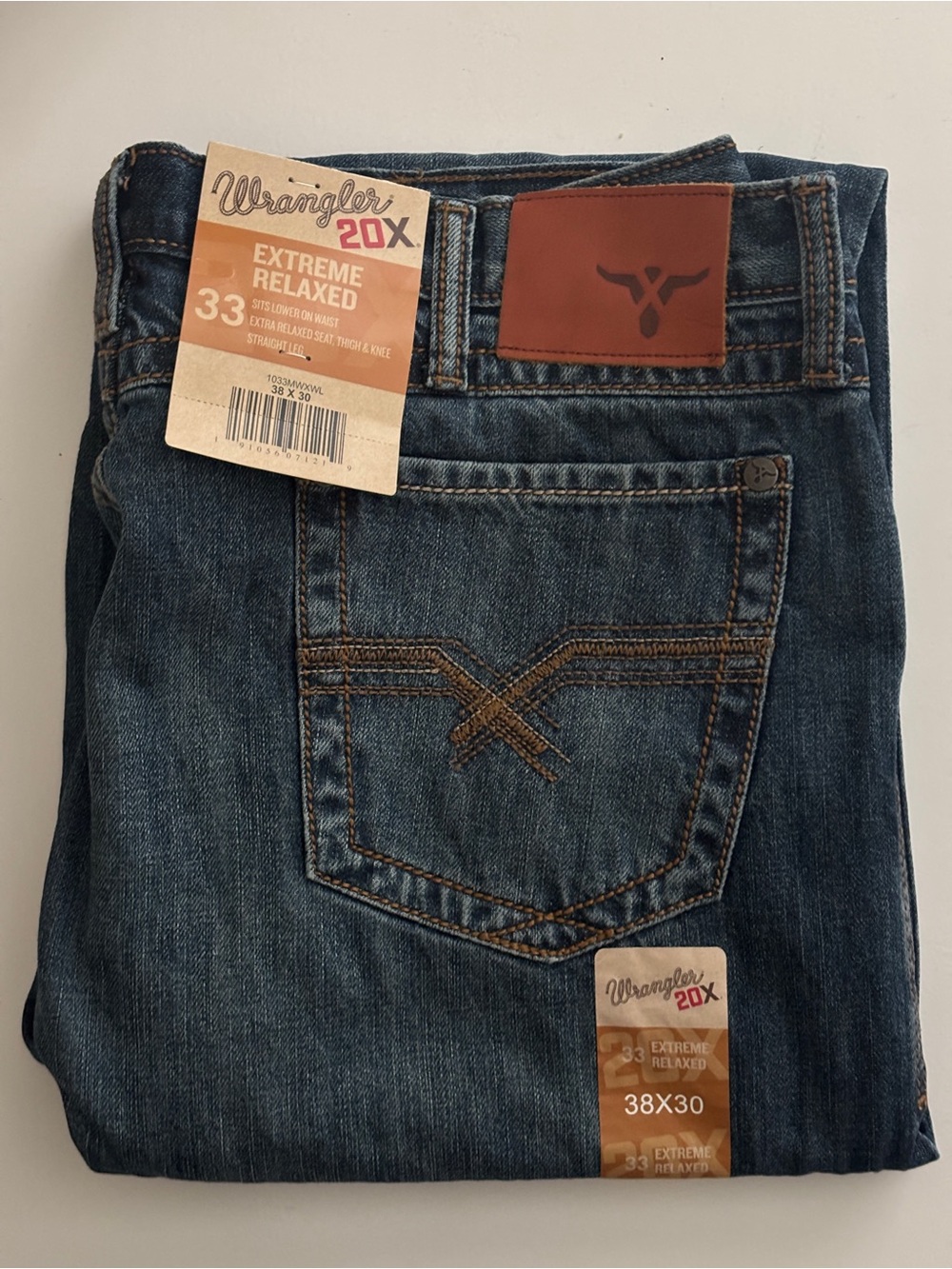Wrangler Men's 20X Extreme Relaxed Jean 38x30 - NWT - Picture 2 of 7